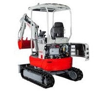 Mini-pelle hydraulique Takeuchi TB217R – Image 3