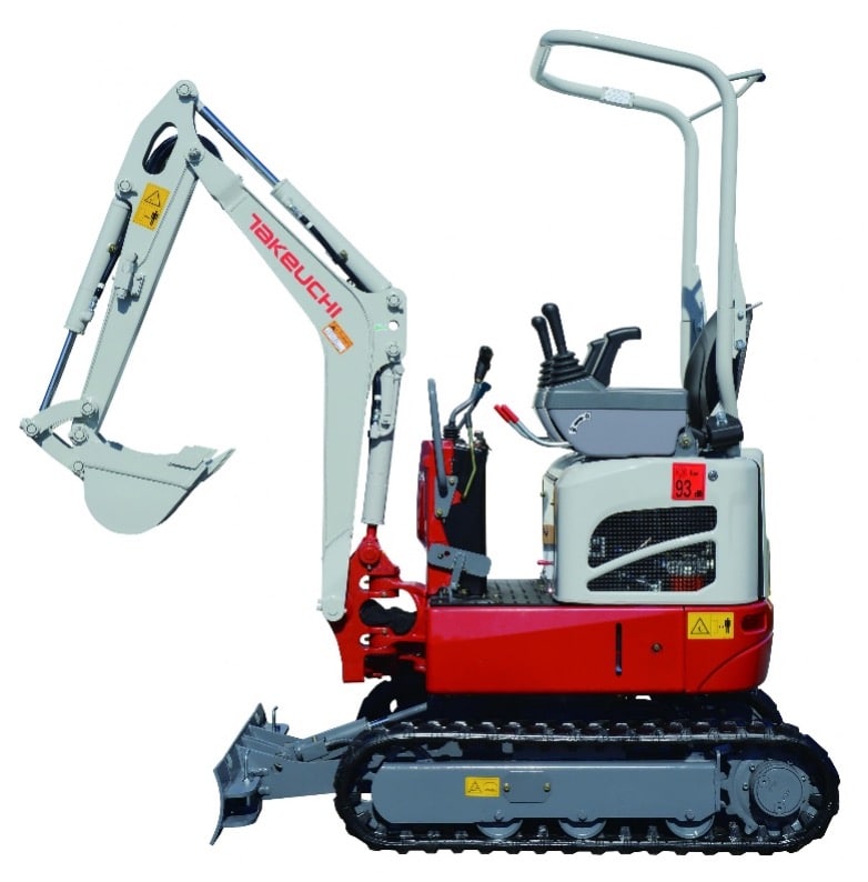 Mini-pelle hydraulique Takeuchi TB210R – Image 3