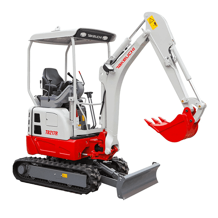 Mini-pelle hydraulique Takeuchi TB217R