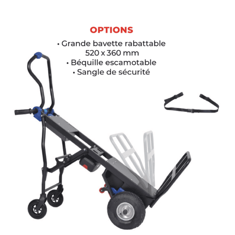 Diable monte-escaliers électrique - DONKEY LIGHT – Image 4