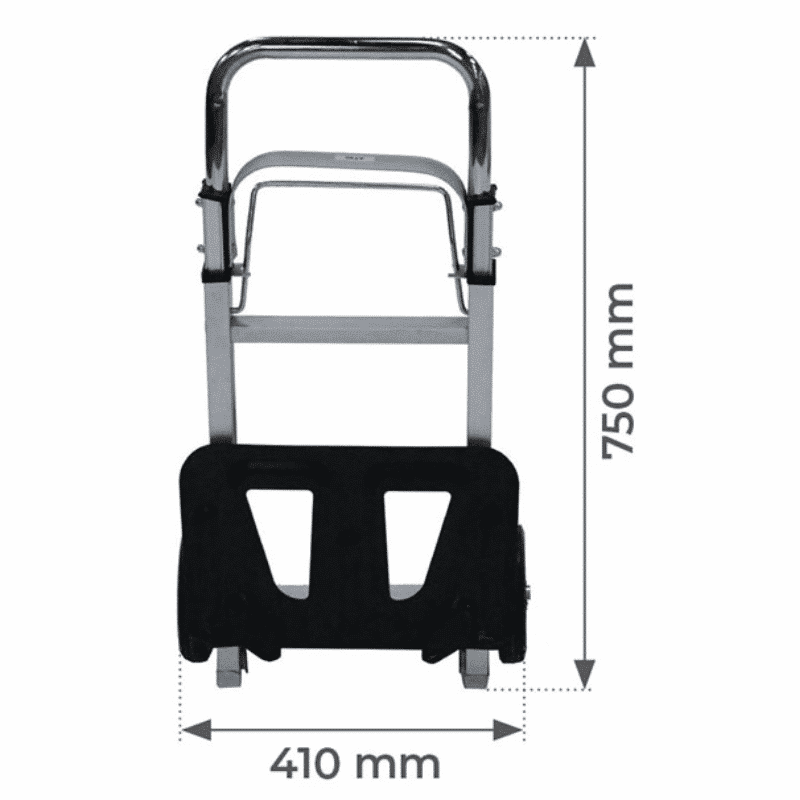 Diable aluminium télescopique et pliable 90 kg - AT90 – Image 2
