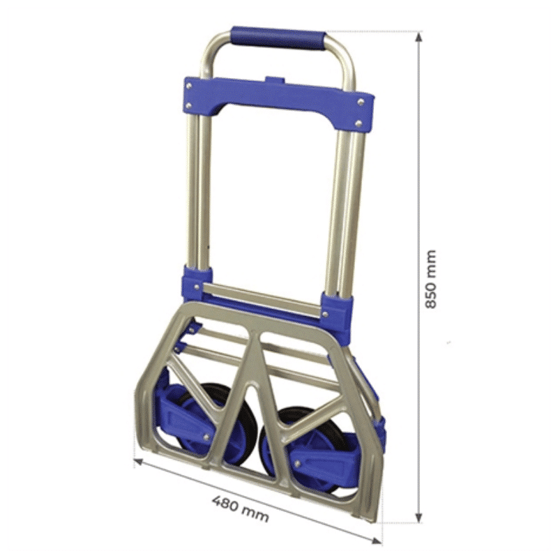 Diable aluminium télescopique et pliable 120 kg - STR120N – Image 2
