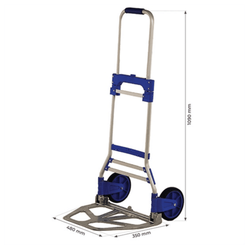 Diable aluminium télescopique et pliable 120 kg - STR120N – Image 4