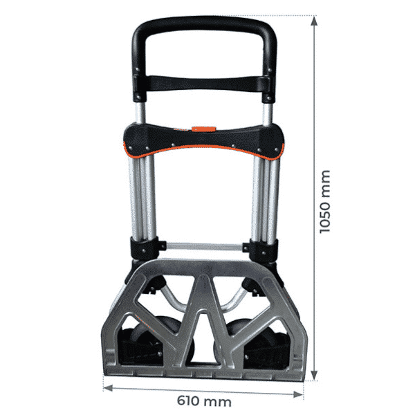 Diable aluminium télescopique et pliable 200 kg - STR200N – Image 4