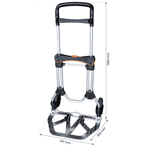 Diable aluminium télescopique et pliable 200 kg - STR200N – Image 2