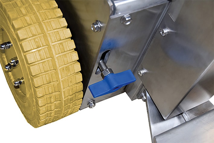 Tracteur tireur / pousseur électrique inox 1000 kg - SK1000N304 – Image 3