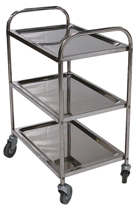 Servante inox 304 100 kg 2 ou 3 plateaux - SVT – Image 6