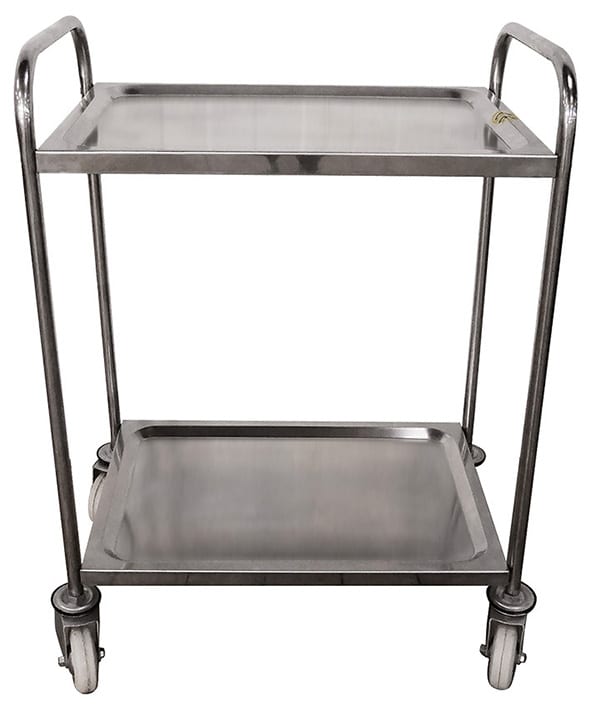 Servante inox 304 100 kg 2 ou 3 plateaux - SVT – Image 3