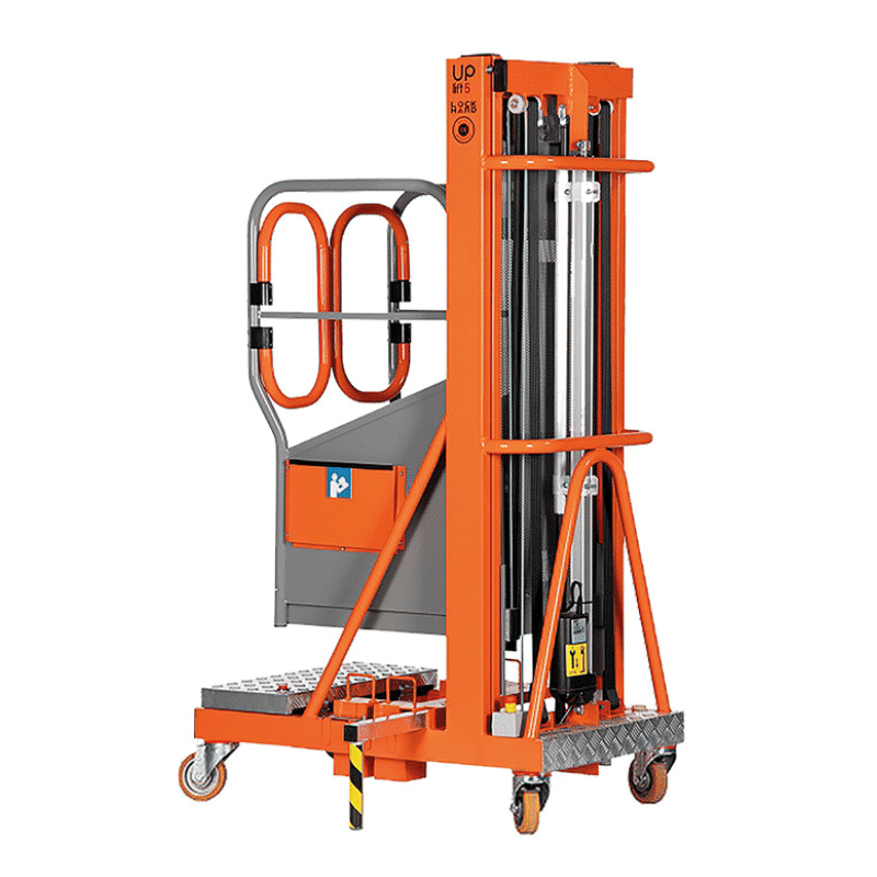 Nacelle semi-électrique aluminium hauteur de travail 5 mètres - UPLIFT5