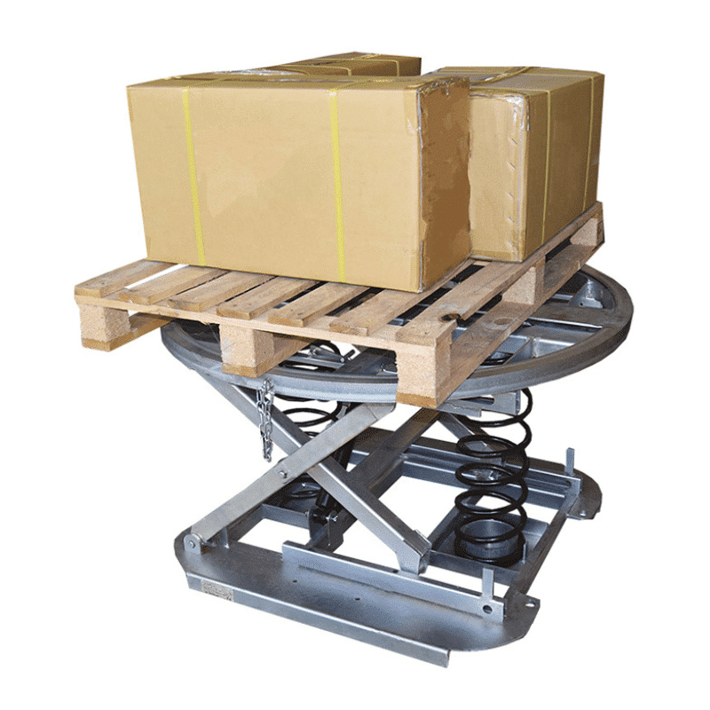 Table élévatrice à niveau constant galvanisée plateau rotatif 2000 kg - SLT2-1100 – Image 2
