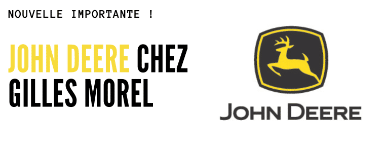 Gilles Morel devient concessionnaire officiel pour moteurs et pièces détachées John Deere